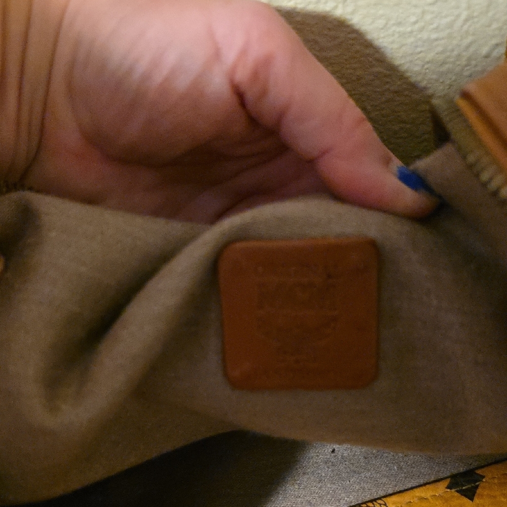 MCM Cognac Monogram Travel Bag# - Picture 14 of 14